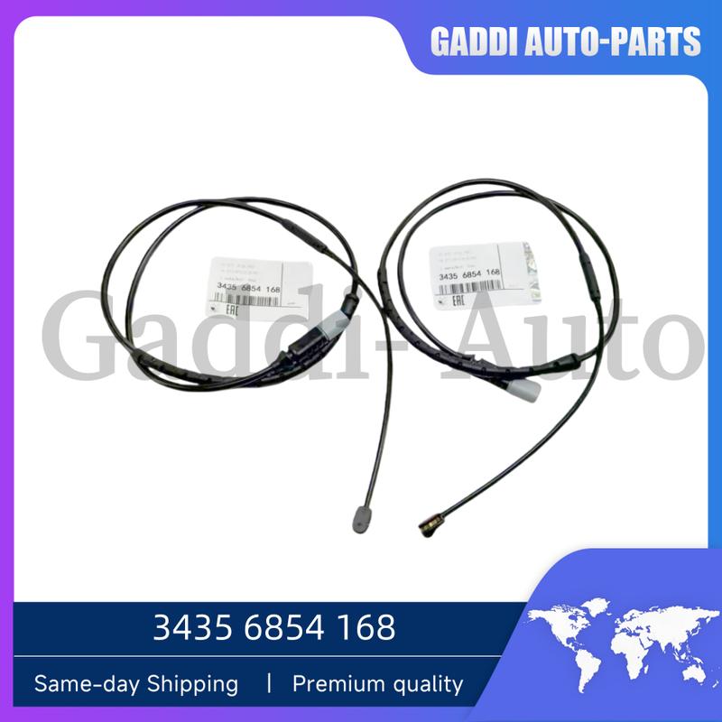 2 Pcs For 2011- X5 M sDrive35i xDrive40e X6 M xDrive35i New Front&Rear Brake Pad Wear Sensor 34356792567 34356854168