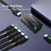 HDMI 5x1 Switch 5-Input 1-Output HDMI Switch HDMI Selector Supporting 4K@30Hz Ultra HD Includes Remote Control 10.2 Gbps High-Speed Data Transfer