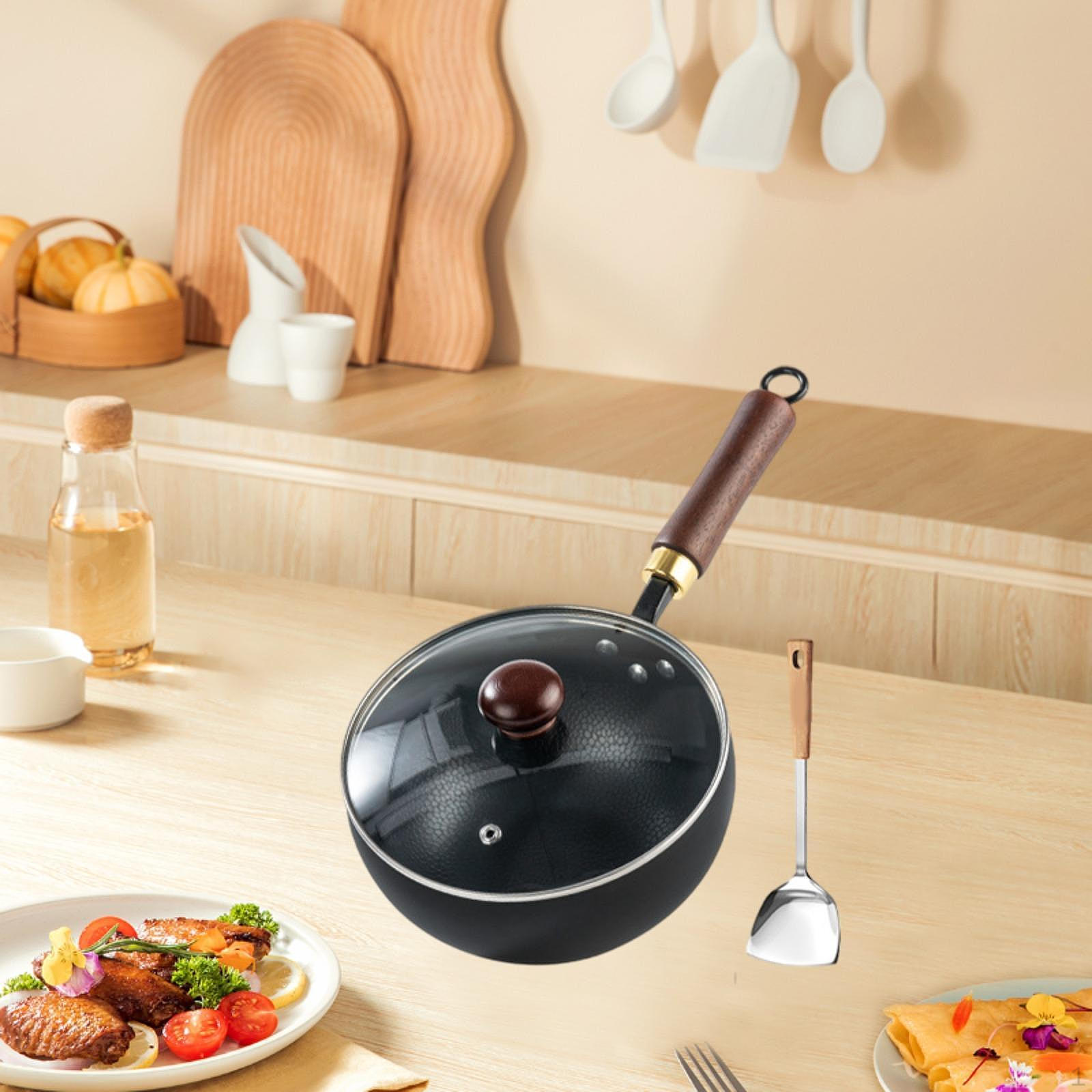 Chinese Stir Fry Wok with Hanging Hook for Gas Cooking style B