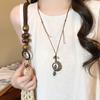Bohemian Ceramic Necklace: Vintage Ethnic Long Sweater Chain & Zen Choker
