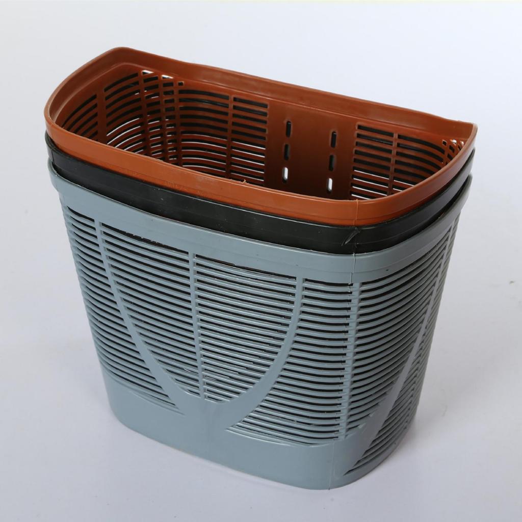 Bicycle Basket Kids Adults Bike Front Basket Pet Carrier Large Storage Box for Camping Grocery Shopping