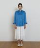 DEPOUND Soft Cotton Oversized Shirt [Blue]