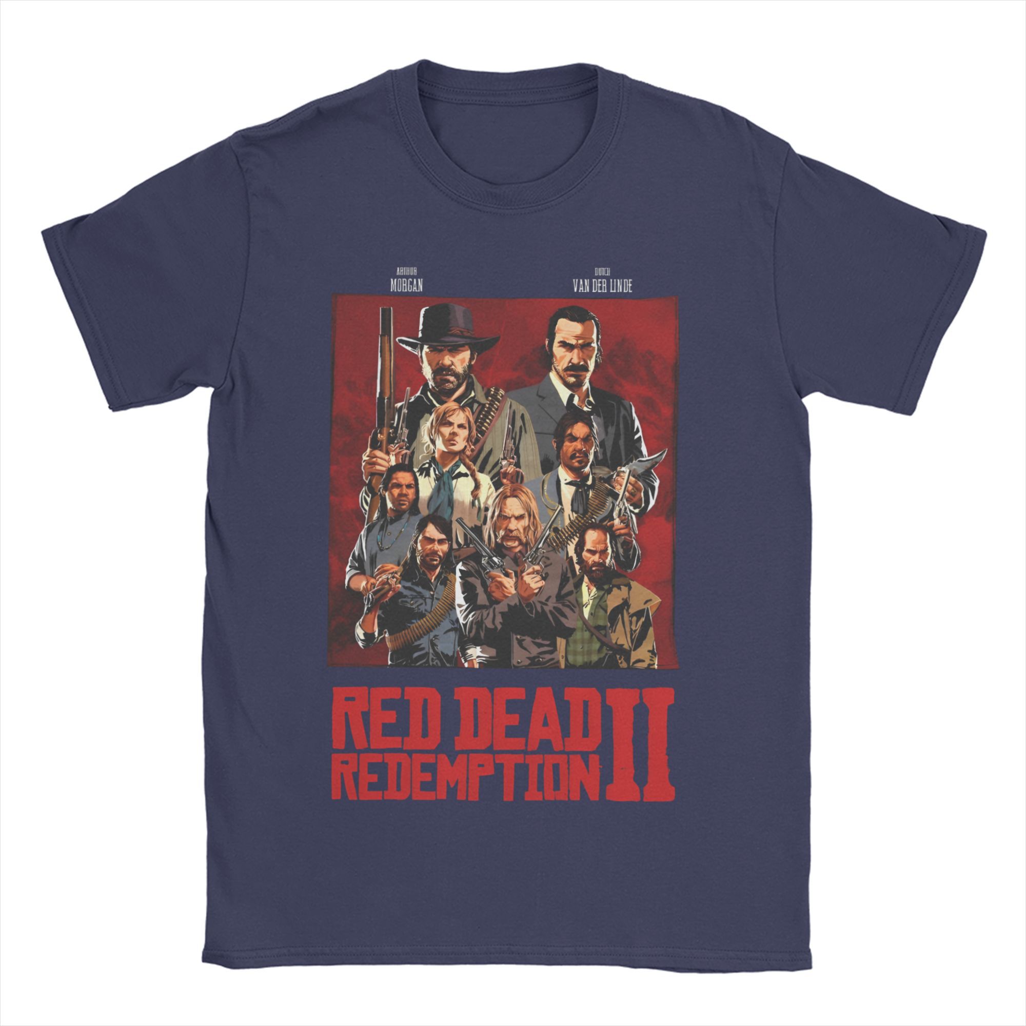 

Red Dead Redemptions 2 Cotton T Shirt For Couple Summer Hip Hop Classic T Shirts Breathable Harajuku Tees Plus Size Tops S