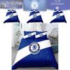 Chelsea Football Fan Gift Duvet Cover Set With Soft Polyester For Double Bed Bedroom Decor