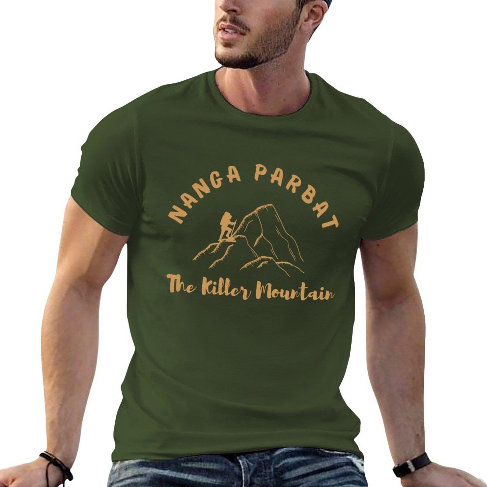 

New Nanga Parbat- The killer mountain T-Shirt Blouse Aesthetic clothing Men s t-shirt M