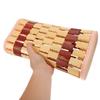 OATIPHO Steam Room Pillow, Bamboo, Breathable, Neck Rest, Anti-Sweat Pillow, Hollow Design, Bed Pillow for Seniors