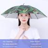 Large Folding Fishing Hat Umbrella for Adults & Kids – Unisex Outdoor Headwear with Prints