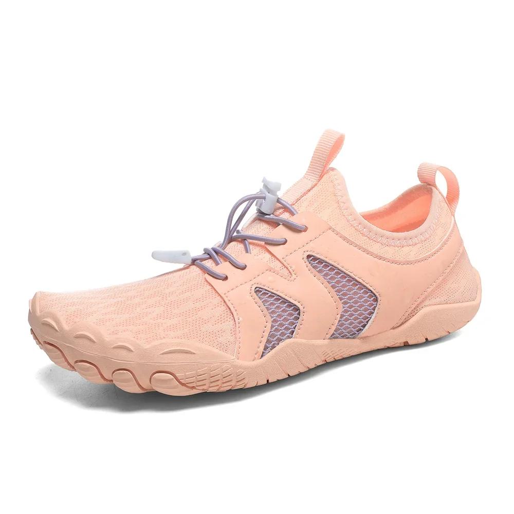 Women Men Water Shoes Upstream Wading Swimming Barefoot Five Fingers Aqua Shoes Beach Seaside Gym Fitness Unisex Sneakers