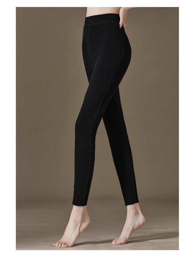 Women's Winter 100% Pure Cashmere Thick Leggings