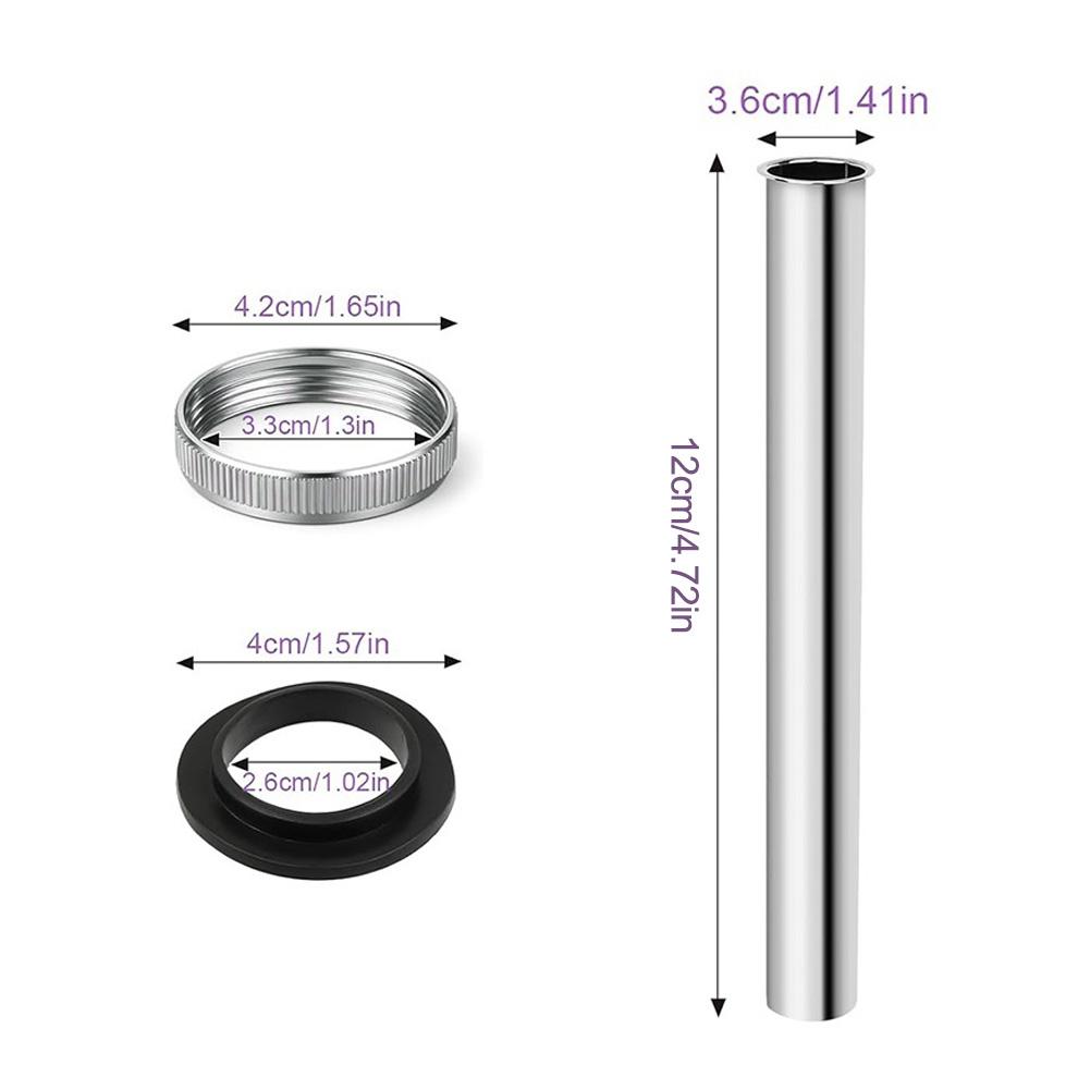

Siphon Pipe Stainless Steel Sink Basin For Immersion Extension Siphon Pipe Drain Connection For Kitchens And Bathrooms