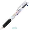 Snoopy Ballpoint 3 Jetstream Made In Set A and Name Pen, Colors, 0.5mm, Japan, (Pen Sticker)