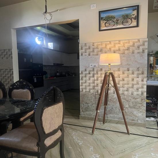 Adjustable Height Tripod Floor Lamp Tall Standing Lamp for Living Room Dining Room Christmas