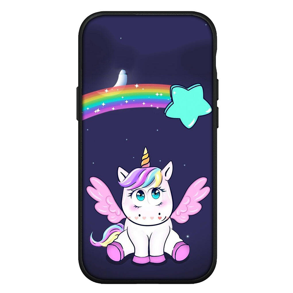 

Чехол для iPhone 17 16 15 Xiaomi Poco Redmi Note 14 13 12 11 Pro Max 9 16e Samsung Galaxy S25 S24 S23 OPPO Huawei Мультяшный Единорог Милый Чехол для Телефона for Samsung Galaxy M23