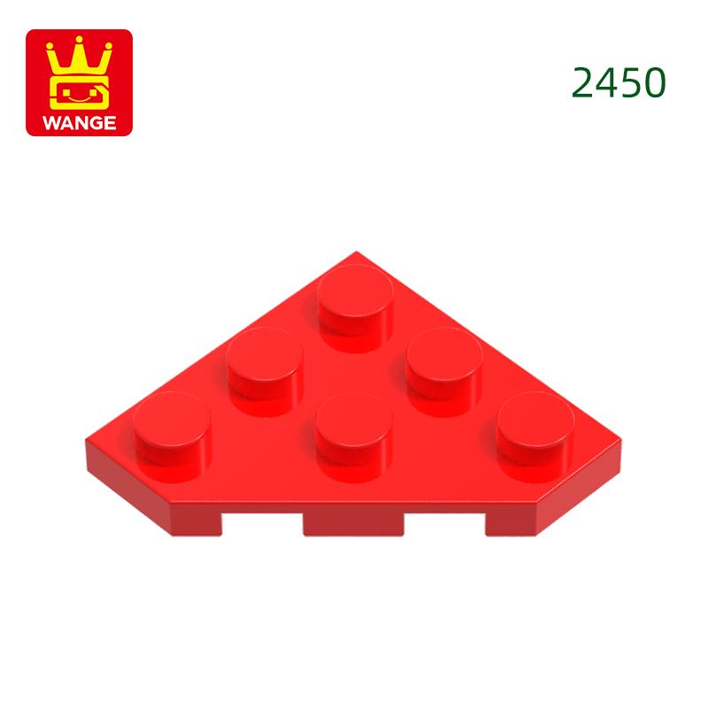 Ungiftig 100 Stück/Los 2450 3x3 Keilförmige Platten Bausteine Moc Kompatibel Mit Allen Markensteinen Kinderspielzeug Geschenkbox