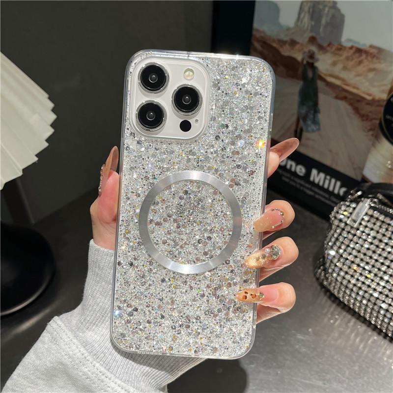 Applicable To Apple 16promax Mobile Phone Case Magnetic Starry Sky IPhone 15 Protective Case 13/14