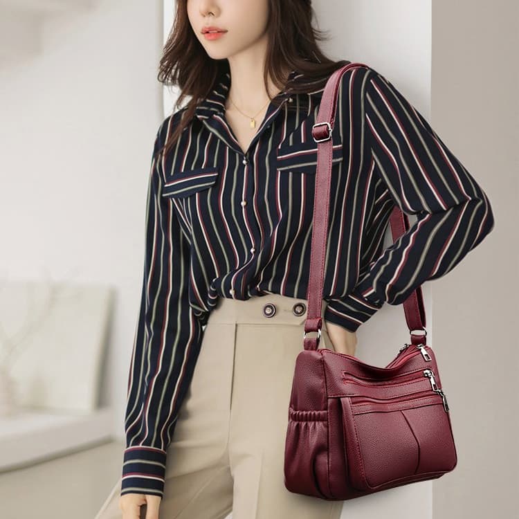 Neue Damen Schultertasche mit großer Kapazität Umhängetasche