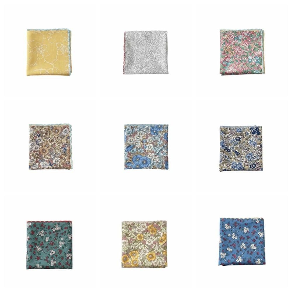 Sunshade Floral Patterned Headscarf Breathable Square Handkerchief  Clothing Accessories