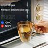 ZISIZ Anti-drop Tempered Glass Mug
