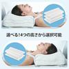 Elviros Pillow: Relieves Neck Pain, Popular Memory Foam Pillow for a Comfortable Sleep, Adjustable Height, Focused Support for Stiff Shoulders, Anti-S