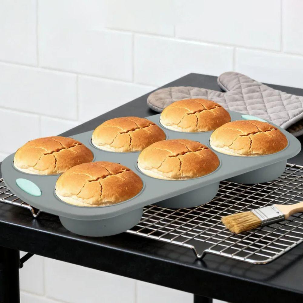 Anti-scalding Silicone Bread Pan Non-stick Baking Tray Durable Baking Mold Oven