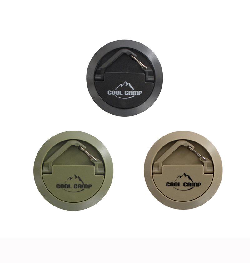 COOLCAMP Magnetic Suction Cup Hook for Tent Awning, Car Camping, Rope Fixing, and Light Hanging