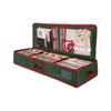 Christmas Gift Wrap Storage Bag Waterproof Underbed Handles Large Xmas Wrapping Paper Storage Box Holiday Accessories Dropship