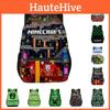 Unisex Minecraft Backpack With Breathable Polyester Material