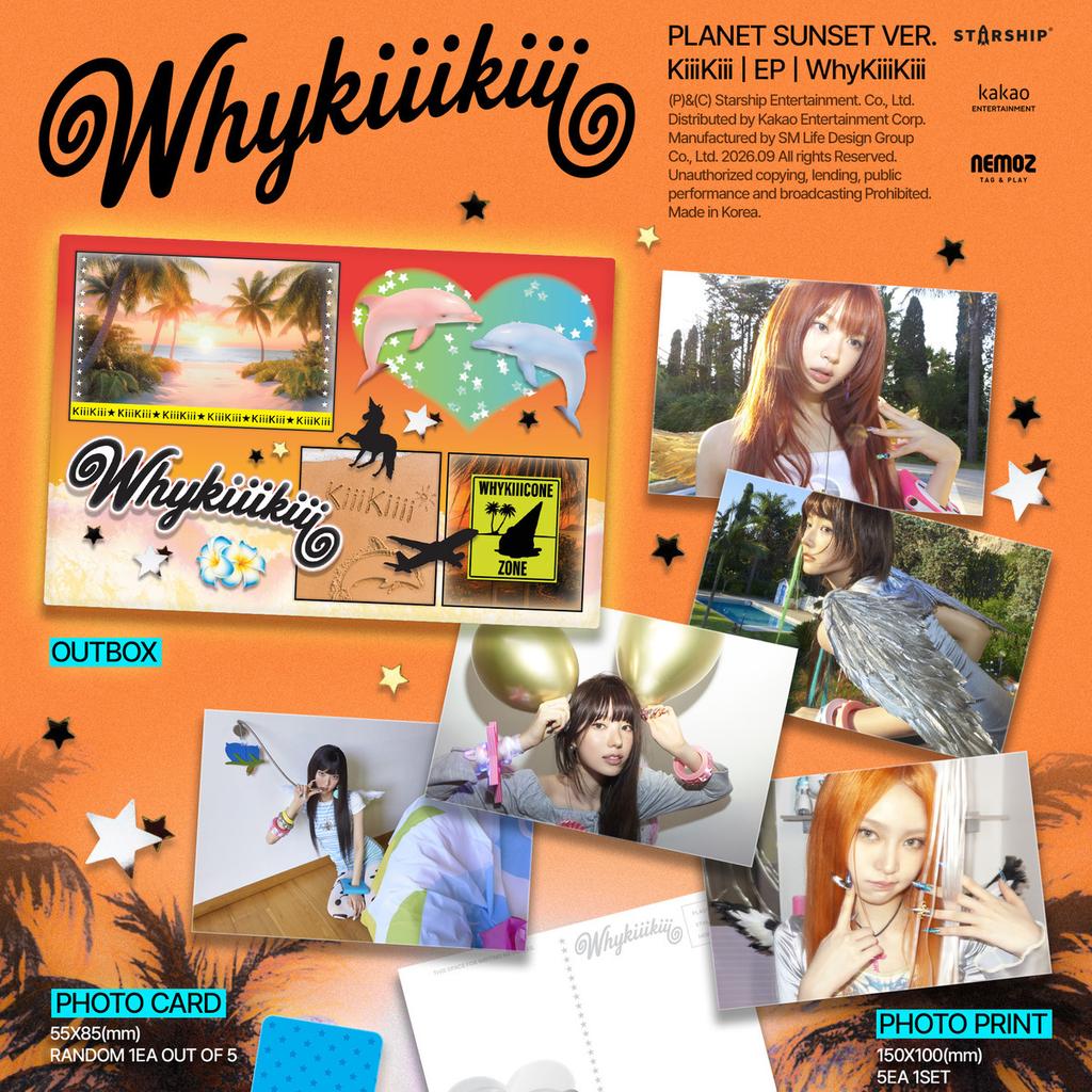 [Pre-order] KiiiKiii WhyKiiiKiii PLANET BLUE HOUR Ver.