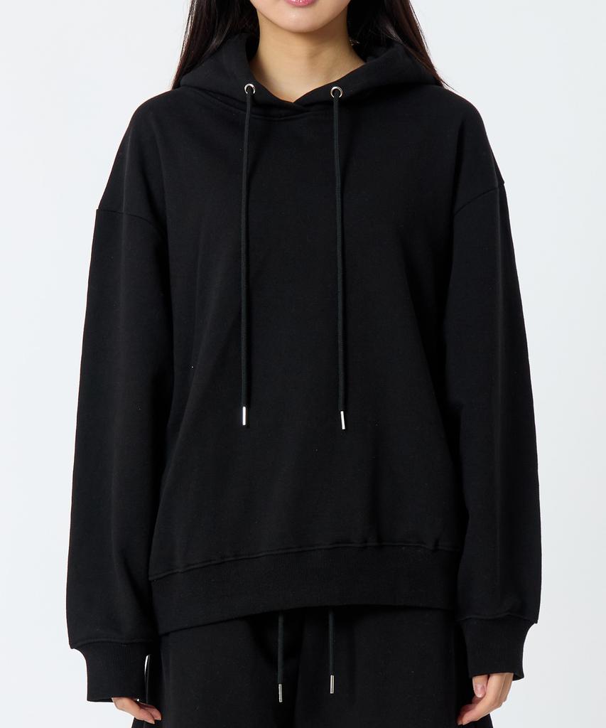 Oversized Logo Hoodie Black