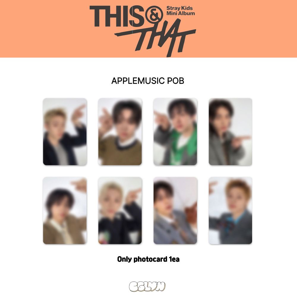 [Official] Stray Kids Mini Album THIS & THAT [ ] POB Photocard