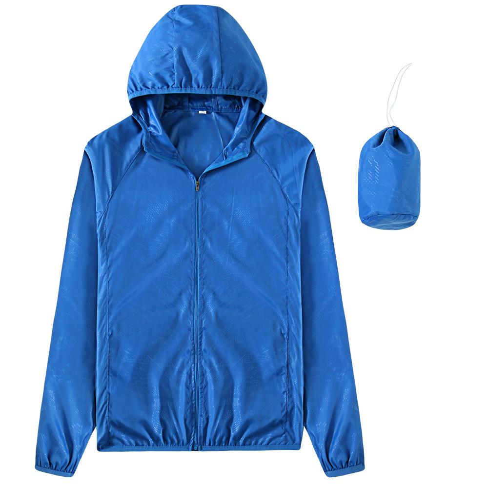 Damen-Skin-Windjacke, leichte, atmungsaktive, schnell trocknende Kleidung, wasserdichter und winddichter Sportmantel, Outdoor-Radsport, langärmeliger Mantel