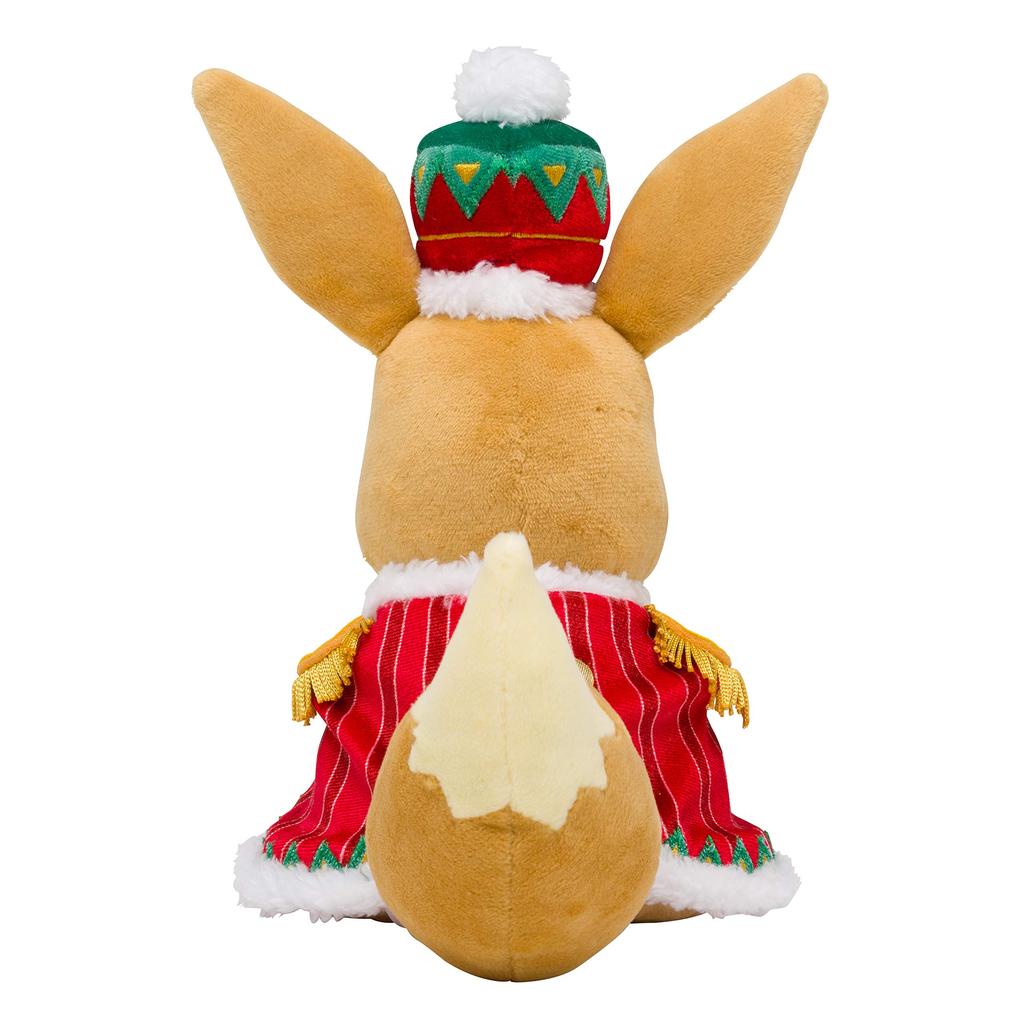 POKEMON Center Original Plush Toy Christmas 2018 Eevee 20.5 X 17 X 11 Cm (H X W X D)