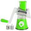 Hand Crank Vegetable Cutter Rotatable Fruit Grater Shredder Cutter Kitchen Accessory for HomeGreen