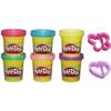 PLAY-DOH - Glitter Dough - 6 Pots of 56 G of PLAY-DOH Dough - Non-toxic