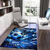 1PC Custom Name Soccer Ball Splash Art Theme Floor Mat Ideal for Living Room, Game Rooms, Office, Bedroom, Office Floor Mat , Floor Mats for Home