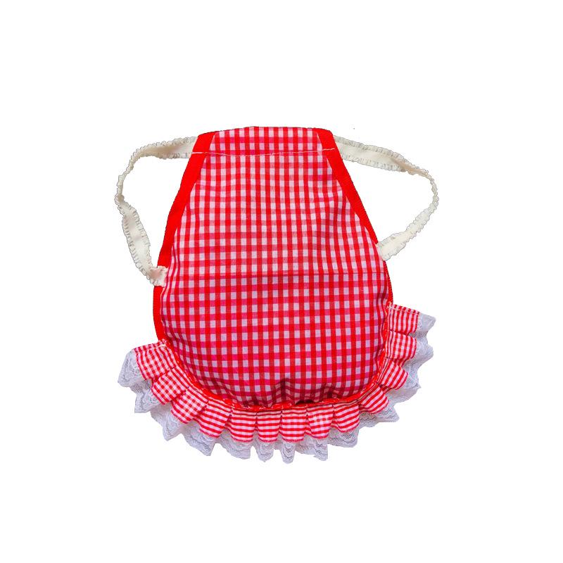 Dual-Layer Hen Saddle Apron with Feather and Back Protector