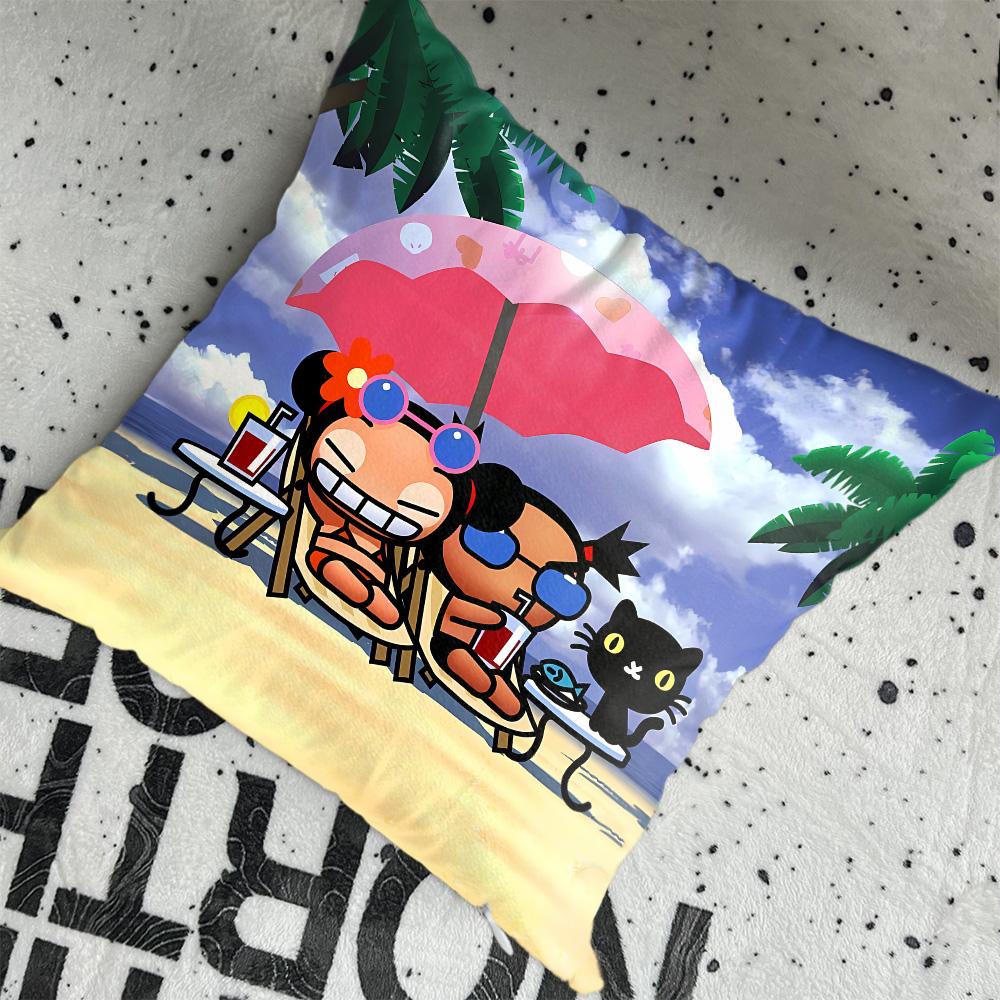 Kawaii PPuccas Pillowcase Cushion Cover x Ornamental Pillows Christmas Decoration  Personalized Gift Nordic Home