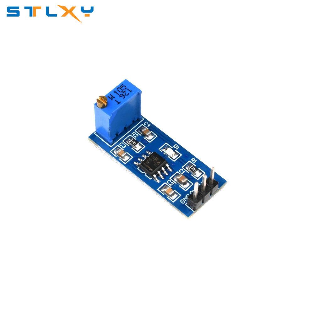 NE555 Pulse Frequency Duty Cycle Adjustable Module Square Wave 5V-12V Signal Generator