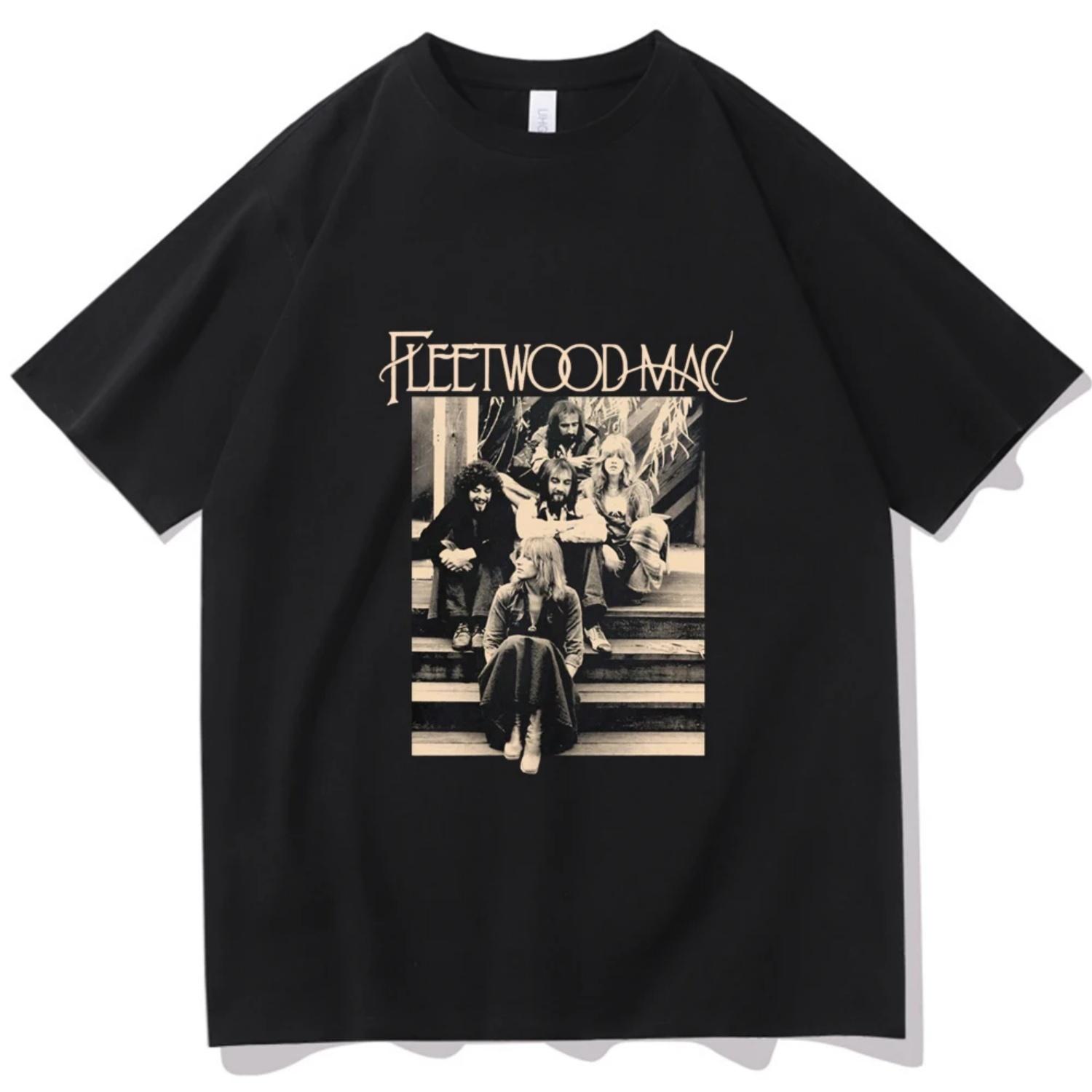 

Fleetwood Mac Stevie Nicks 2025 Camiseta De Regalo Para Fanáticos De La Música Regular Cuello Redondo Unisex Casual Verano S чёрный