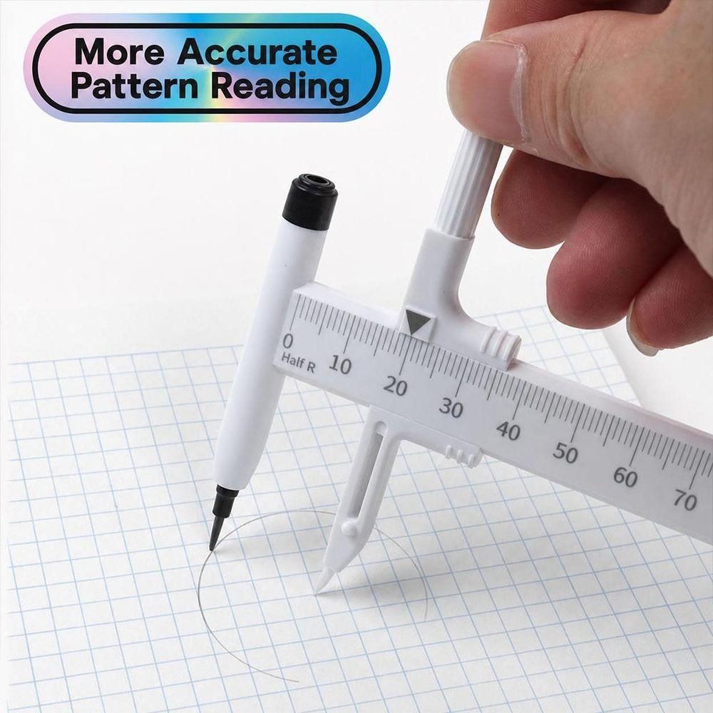 Safe No Metal Geometry Compass Lock-Distance Drawing Compass Durable Compass  Geometry Drafting