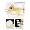 Hamster Rodents Cage Toy Gerbil Cage Clear Window Villa Water Bottle for Ferrets