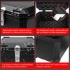 45L 57L Universal Plastics Motorcycle Tail Box Top Case Lockable Luggage Top Helmet Waterproof Shock Absorption Storage Carrier
