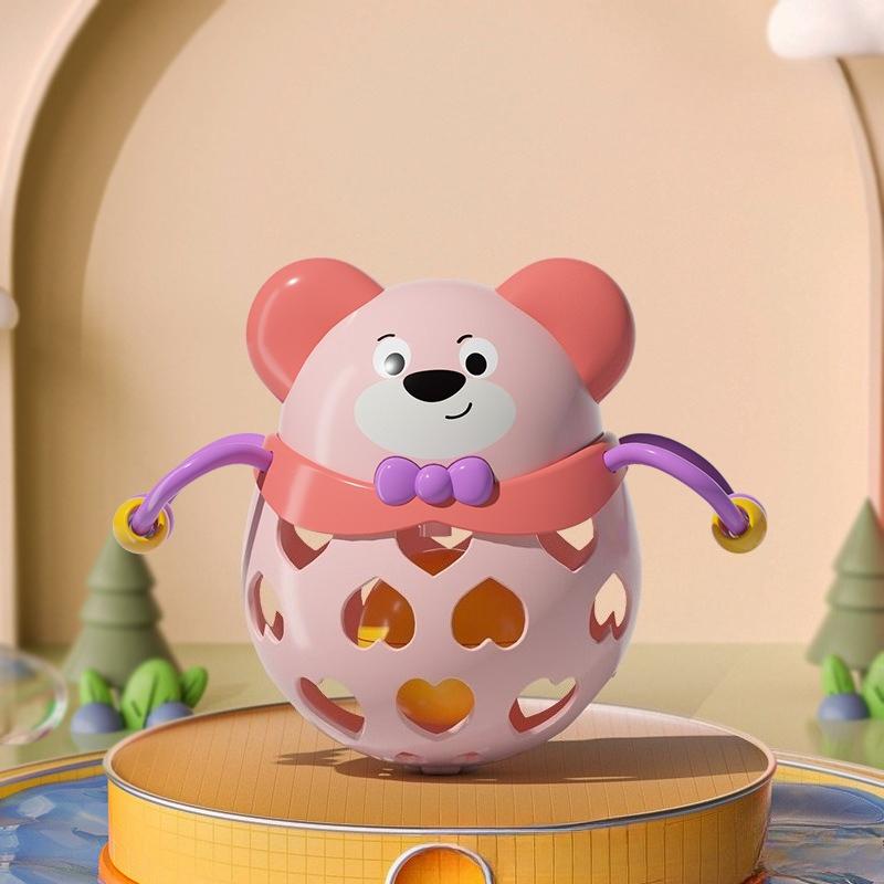 

Baby soft rubber bell, hand bell for newborn babies aged 0-1, children s soothing hand ball toy