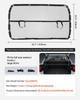 Dog Car Barrier 56" Wide Front Seats Installation Car Divider for SUVs