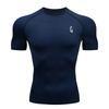 Men's Compression Printed T-shirt, Quick-Dry Fabric, Long-Sleeve Top Suitable for Bodybuilding and Running. RL802