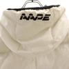 AAPE Reversible Down Jacket XL White System A BATHING APE Logo Men's Used
