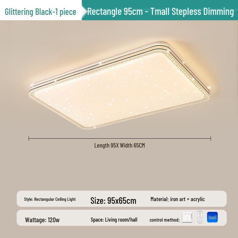 High Brightness Living Room Ceiling Light – Luxury Full Spectrum Eye Protection for Home Decor