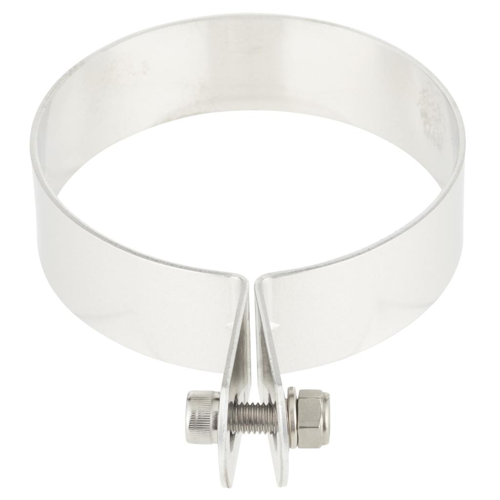 Kijima Muffler Band 110mm Width 28mm Thickness 2mm Aluminum Silver