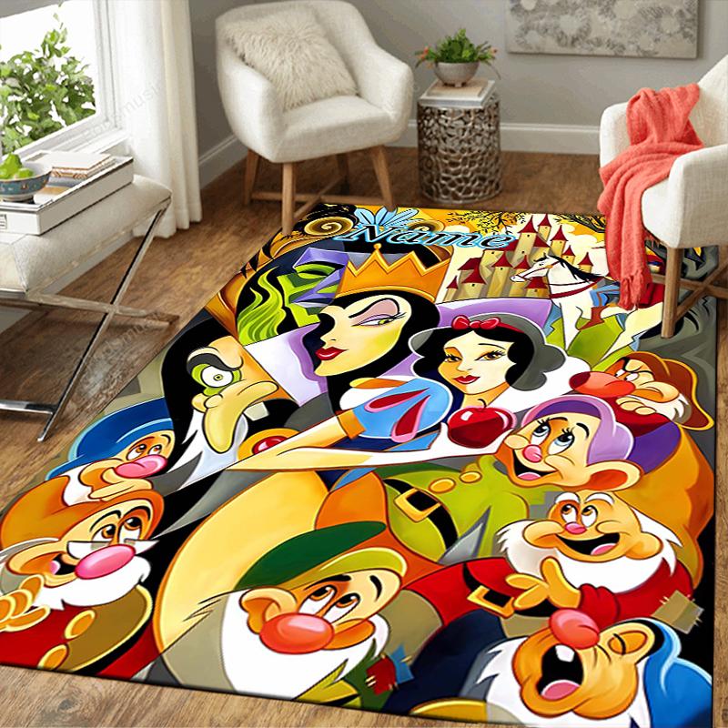 Custom 1Pc Snow White'S Magical Garden Rug Office Carpet Indoor Outdoor Entrance Doormat Nonslip Soft And Comfortable Living Room D916241