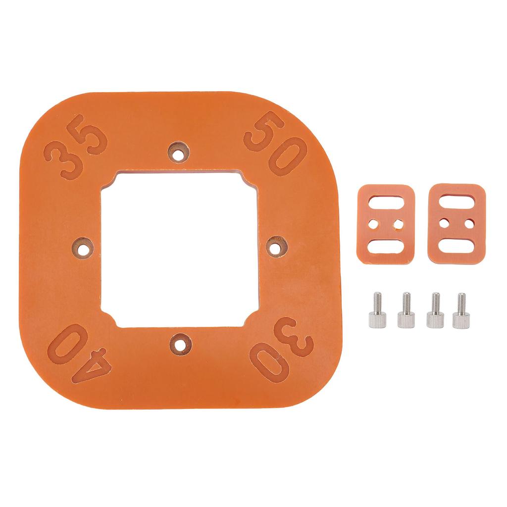 Round Corner Radius Template R30 R35 R40 R50 Precise Positioning Slotting Router Radius Jig for Woodworking